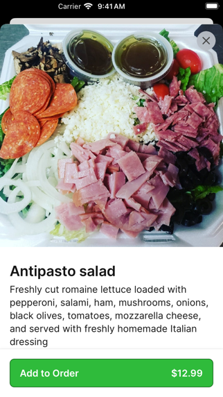 Brooklyn's Pizzeria To Go iPhone screenshot 4 - Food & Drink app