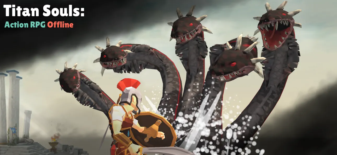 Titan Soul: Action RPG Offline iOS Mod IPA screenshot 1 - iOS game interface