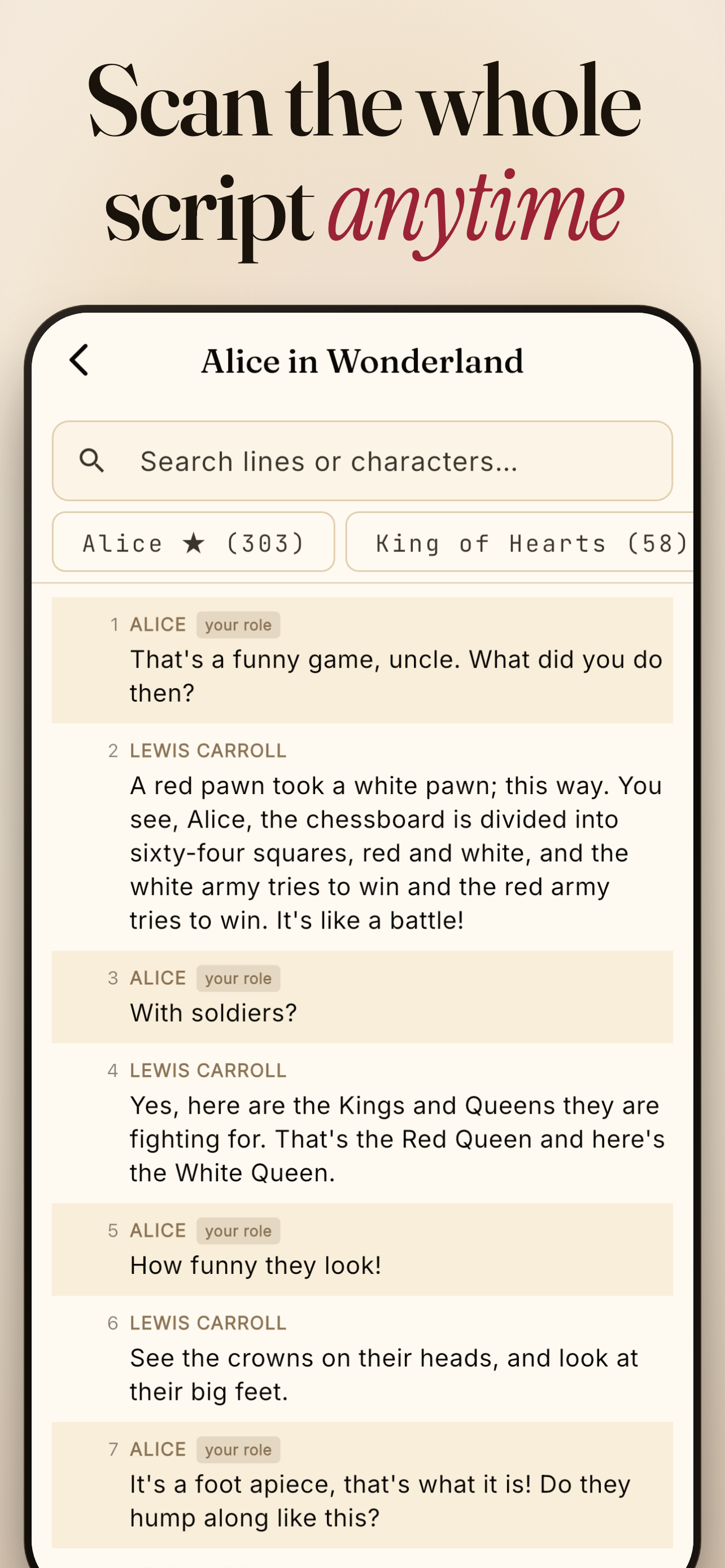 LineRunner — Learn Your Lines