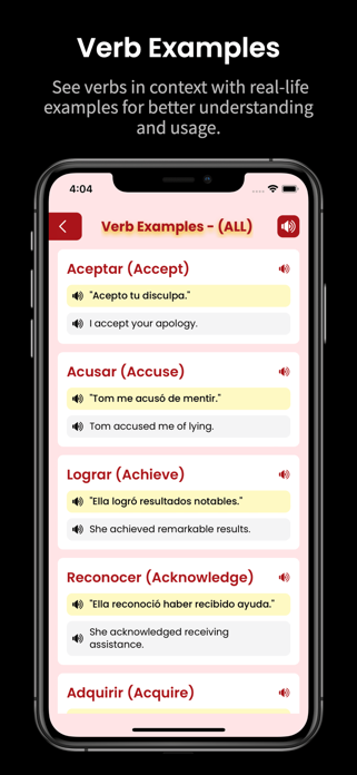 Learn Spanish: Verb Forms Screenshot 3 of 10