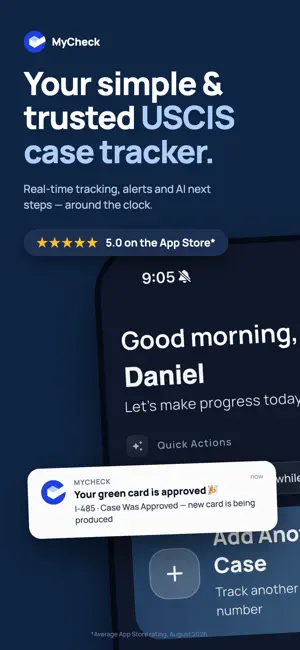 MyCheck AI: USCIS Case Tracker screenshot 1