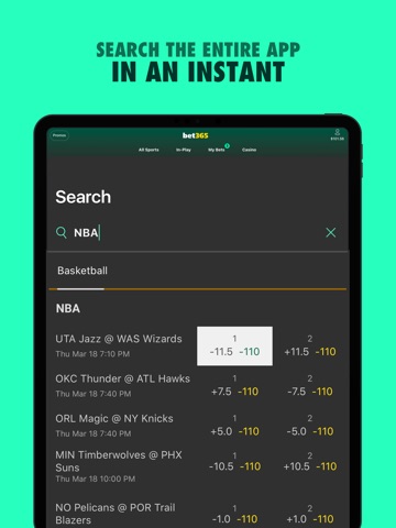 bet365 Sports Betting iPad screenshot 10