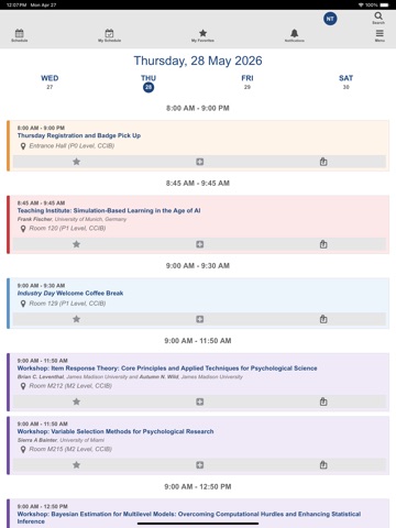 APS 2026 iPad screenshot