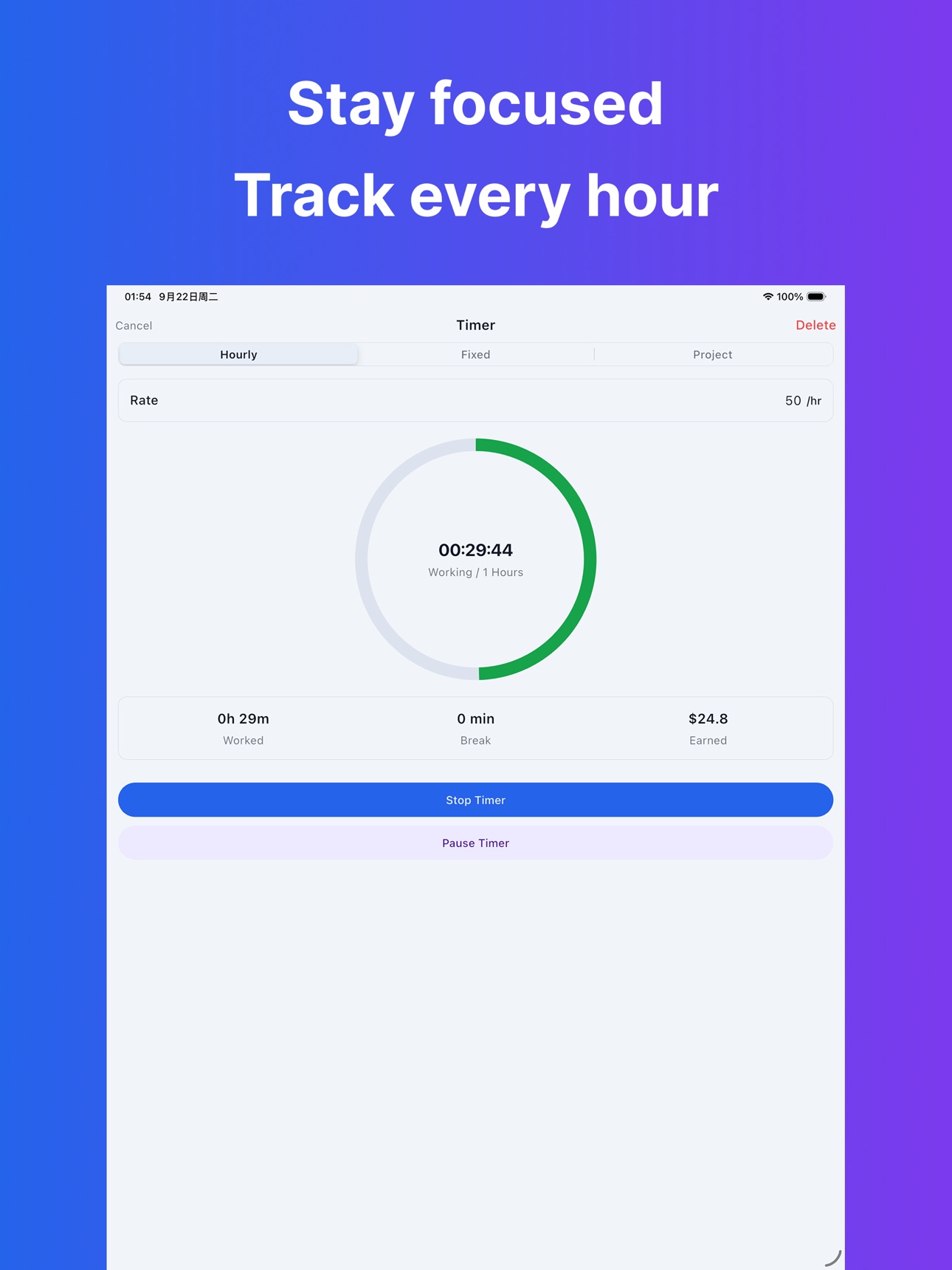 Screenshot 7 of Time Ledger – Hours Tracker