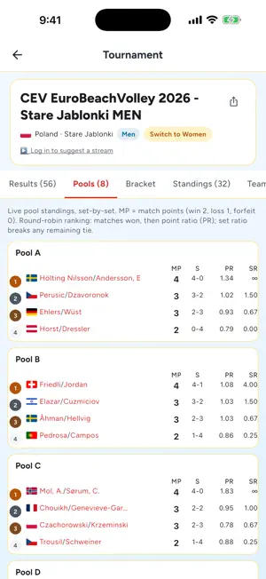 Fivbeach - Beach Volley Live screenshot 4