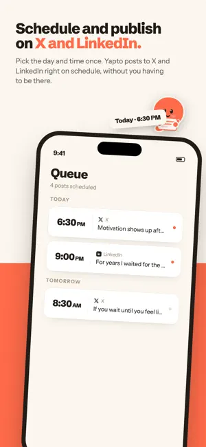 Yapto: voice notes to posts screenshot 4