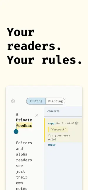 Epilogue - Book Writing App screenshot 4