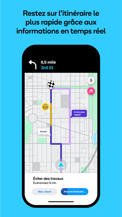 Screenshot #3 pour Navigation Waze et trafic