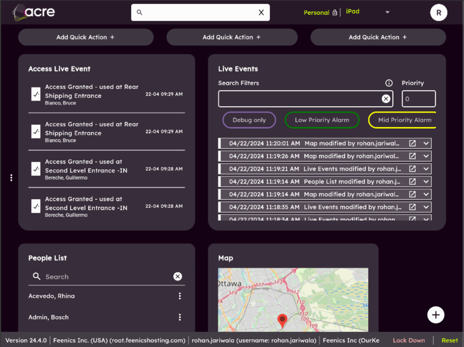 #1. Acre Access Control (macOS) 由: Feenics Inc.