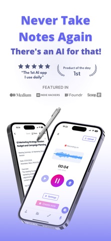 Talknotes - AI Voice Notes screenshot