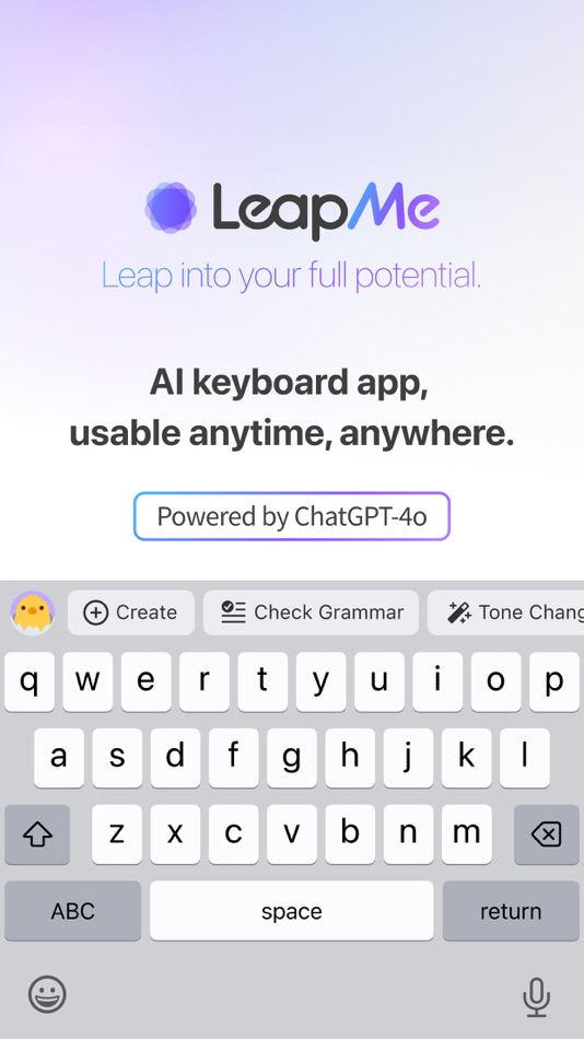 #1. LeapMe:AI Keyboard & Assistant (iOS) 由: Liume, Inc