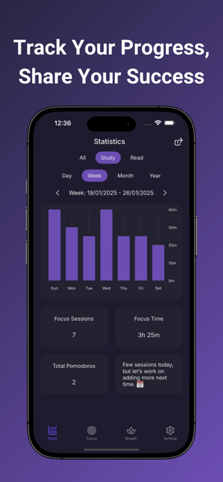 AI Focus Timer : FocusUp Screenshot 4 of 7