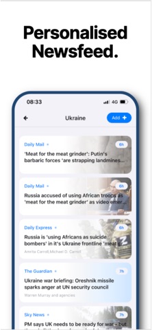 100 News iPhone screenshot