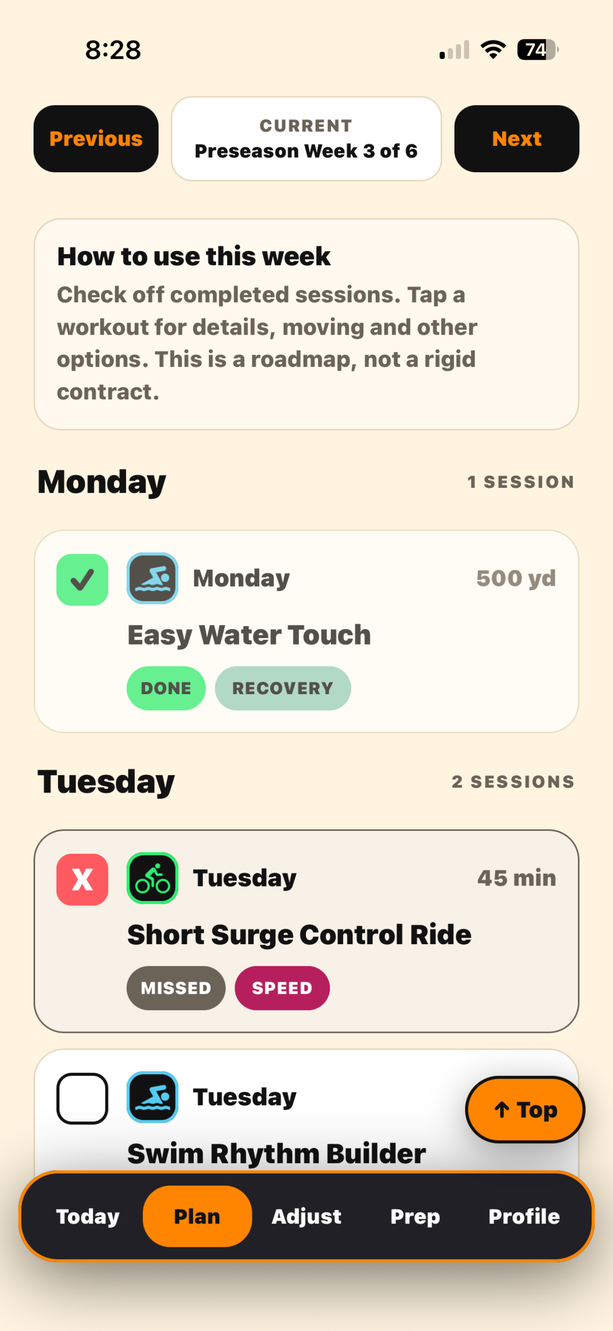 Race Mighty Triathlon Training screenshot 3