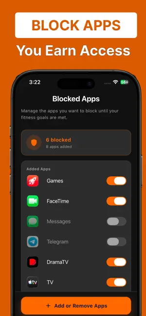 Push Up Screen Time Control screenshot 3
