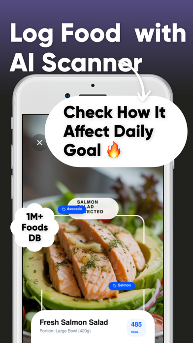 AI Calorie Counter & Deficit iPhone screenshot