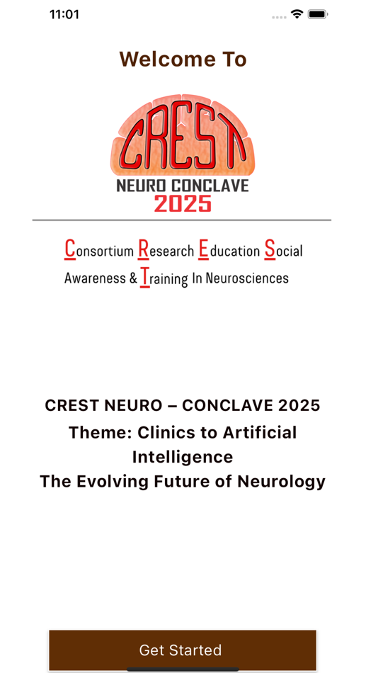 #1. CREST Neuro Conclave (iOS) Podle: FTIS India