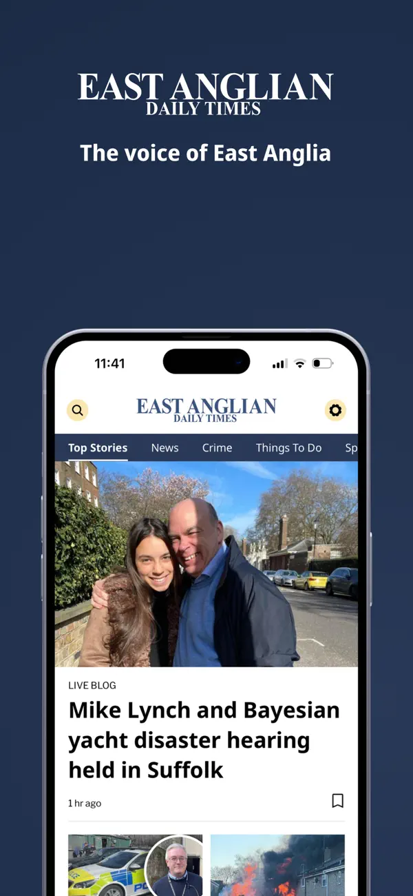 Screenshot #1 pour East Anglian Daily Times