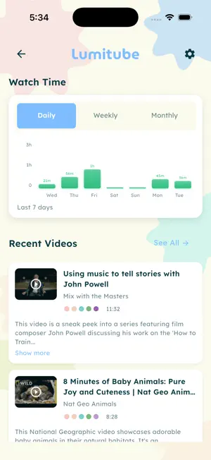 LumiTube screenshot 4