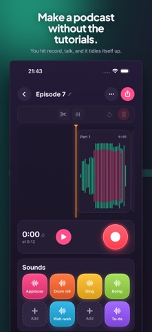 Waffle Iron: Podcast Maker screenshot 1