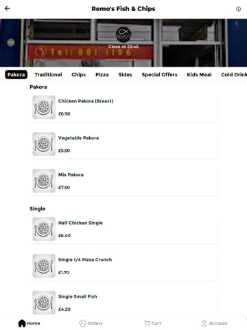 Remo's Fish & Chips iPad screenshot