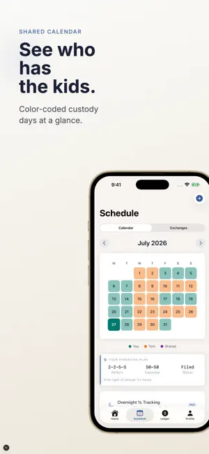 Custody Calendar - Relay screenshot 2