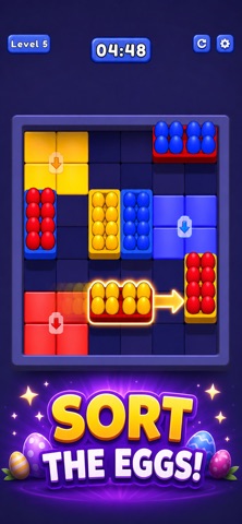 Egg Sort Jam iPhone screenshot