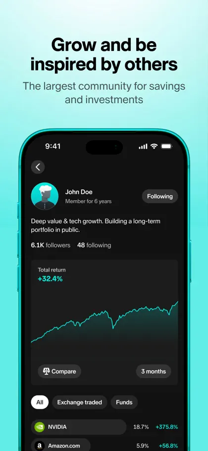 Screenshot 4 von 6 zu Nordnet: Stocks & Funds