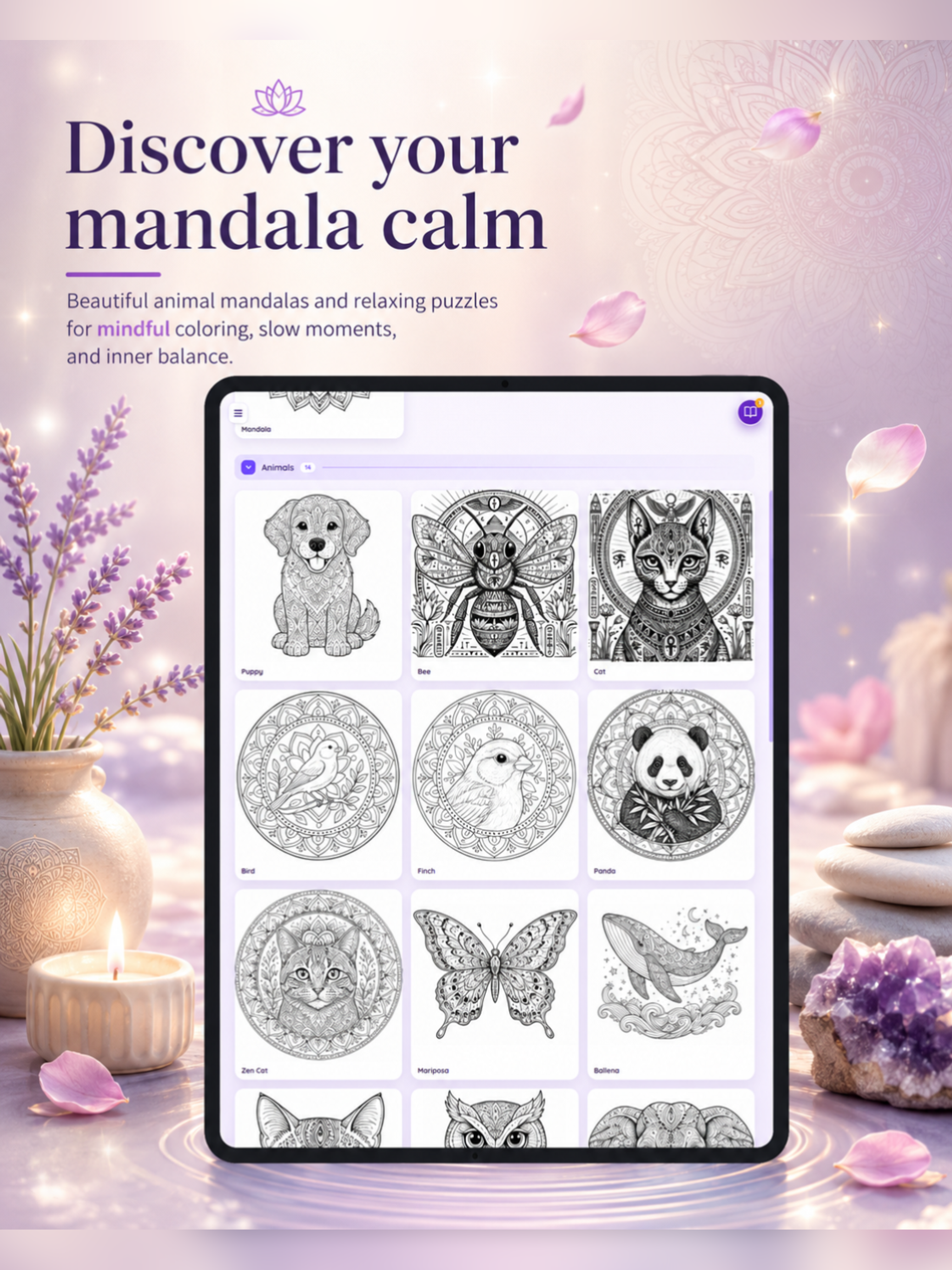 R-Zen Exp: Puzzle and Mandala screenshot 18
