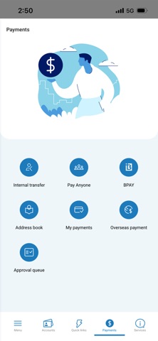 Bank of Sydney Mobile Banking screenshot