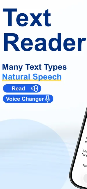 Read Text & PDF: Voice Changer screenshot 1