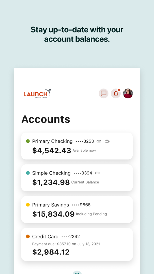 #3. Launch Credit Union (iOS) 由: Launch Credit Union