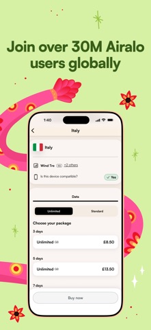 Airalo: eSIM for travel & data App Store preview screenshot 3