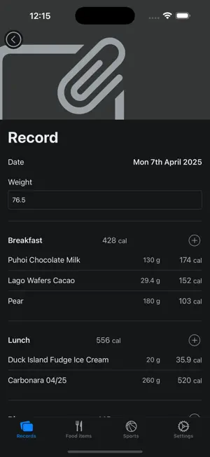 Ogirdor CalorieTrack screenshot 2