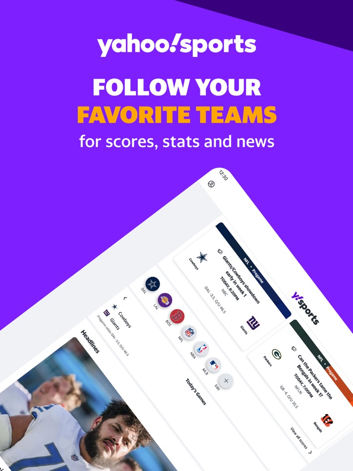 #1. Yahoo Sports: Scores and News (iOS) Ved: Yahoo