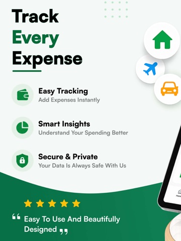 Budget App - Expense Tracker iPad screenshot