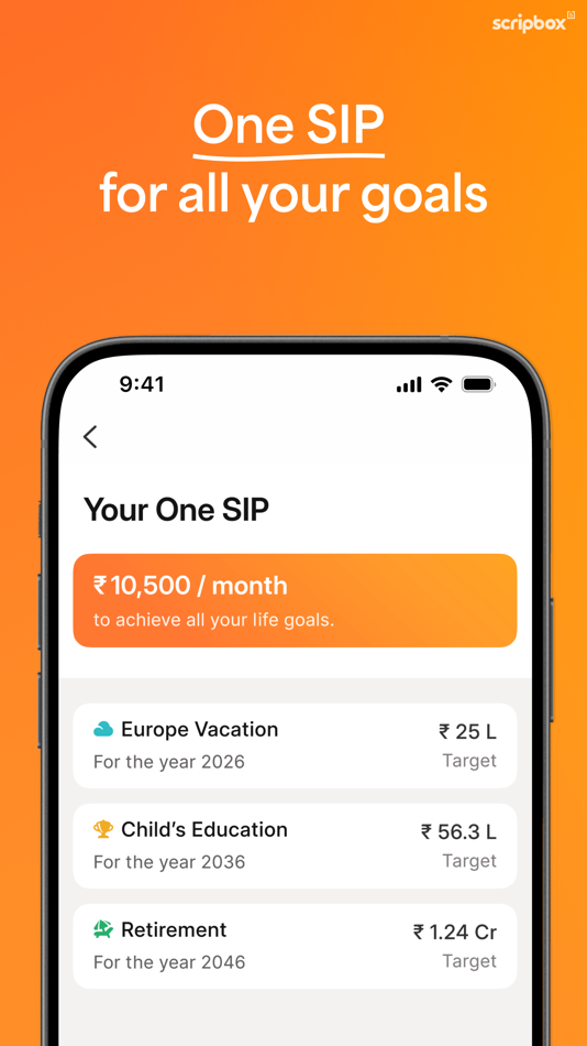 #3. Scripbox Mutual Fund & SIP App (iOS) 由: Scripbox