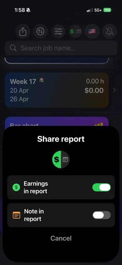 Hours Tracker Pro screenshot 5