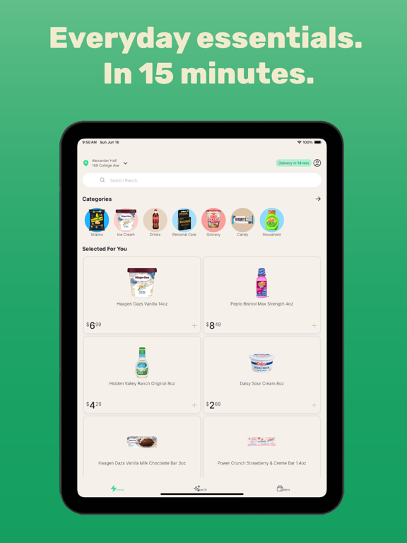 Ranch - Food & Drink Delivery iPad screenshot 2 - Food & Drink app