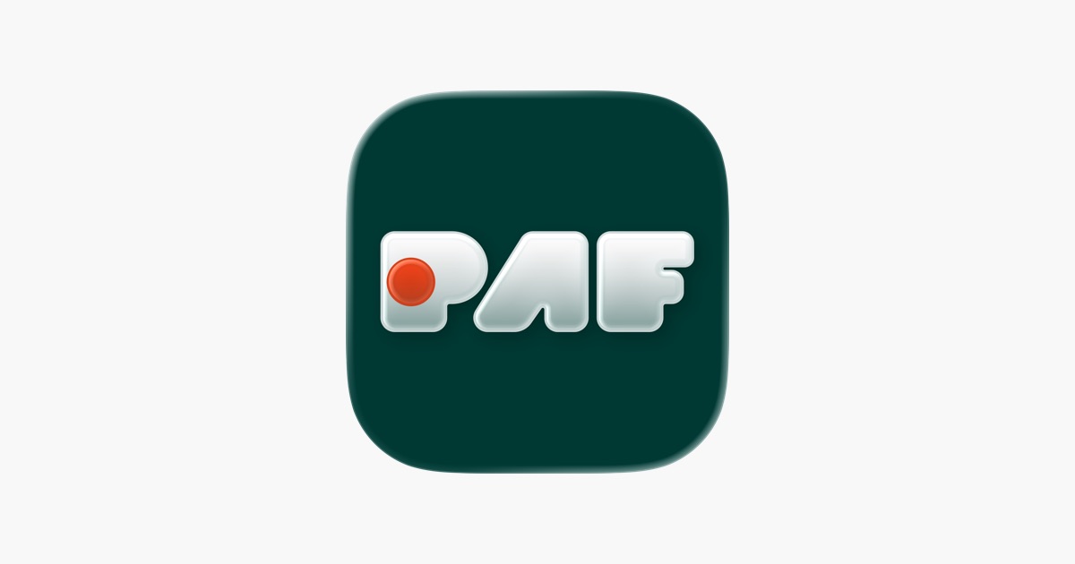 Interfaz de la aplicación móvil de Paf mostrando apuestas en vivo y controles