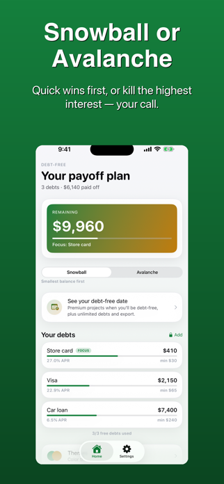 Debt Free Planner Screenshot 2 of 5