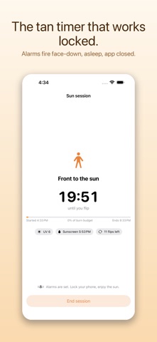 TanWise: Tan Timer & UV Index Screenshot 1 of 6