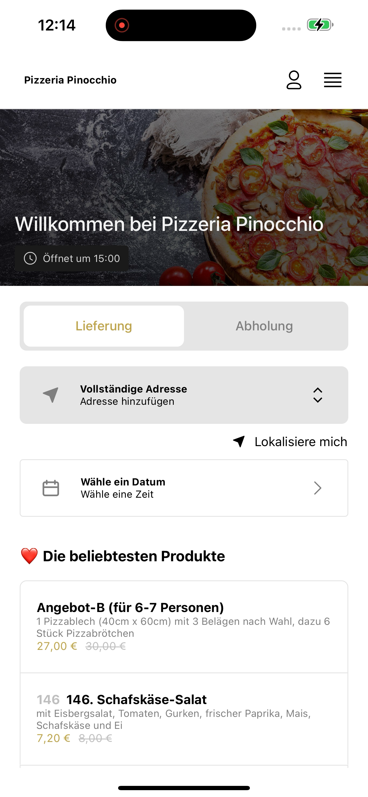 Pizzaservice Pinocchio screenshot 6