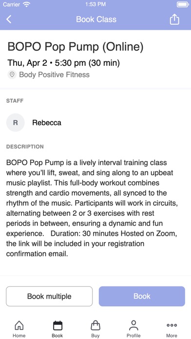 Screenshot #3 pour Body Positive Fitness