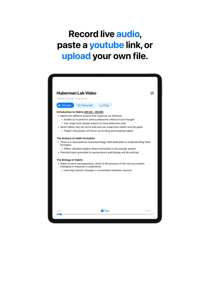 Minutes AI Meeting Note Taker
