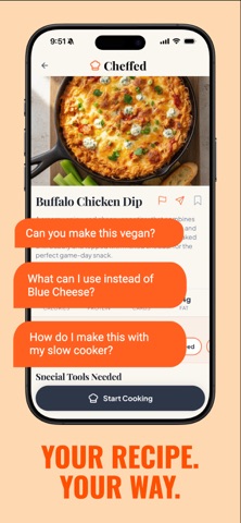 Cheffed: Personalized Recipes Screenshot 2 of 6