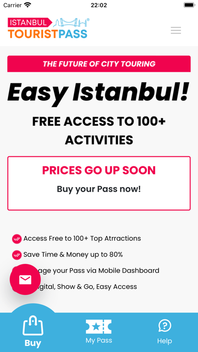 Istanbul Tourist Pass Screenshot