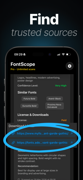 Font Identifier - AI Finder Screenshot 5 of 5
