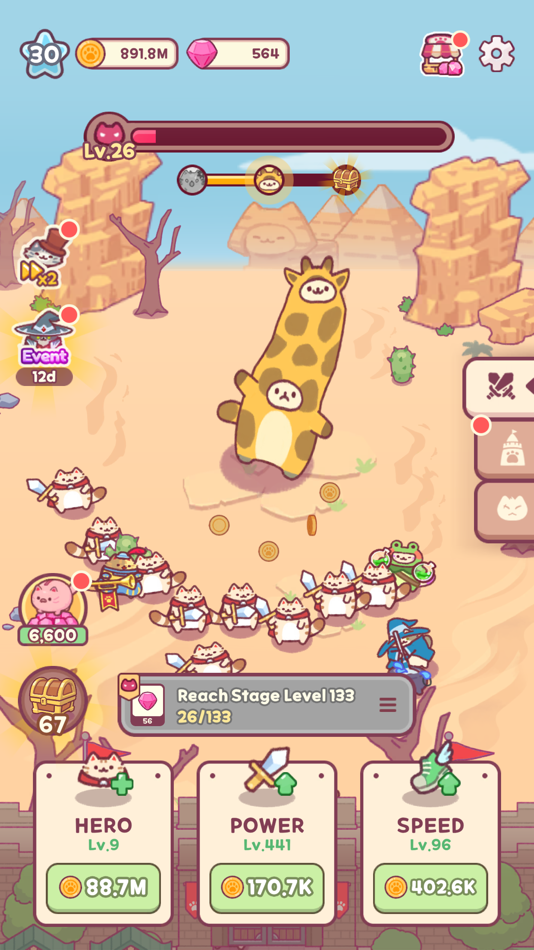 #2. Bumbling Cats: Feline Heroes (iOS) 由: treeplla Inc.