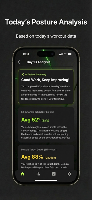 PushUp Master - Form Tracker Screenshot 3 of 5